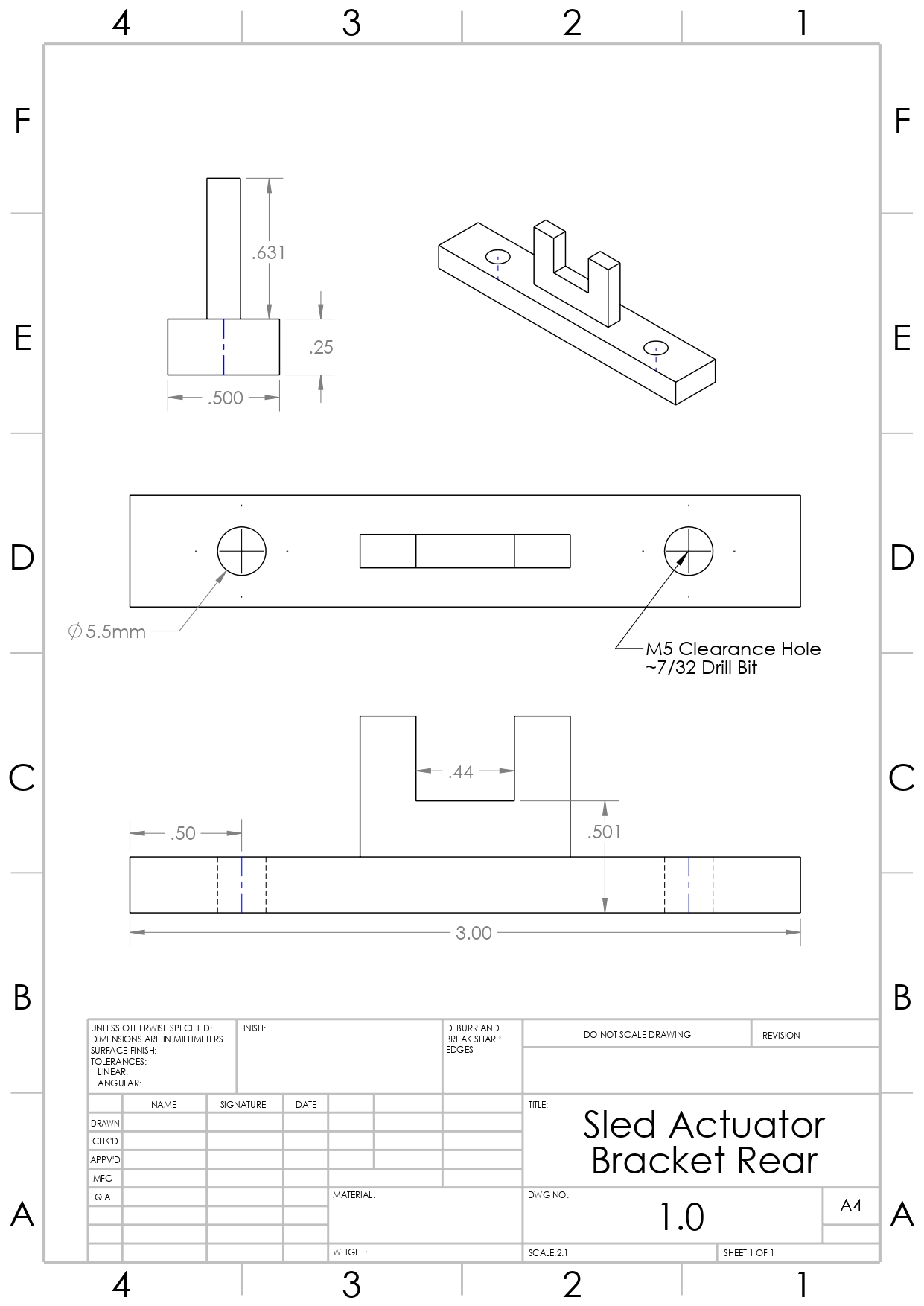 Manufacturing Drawing 12