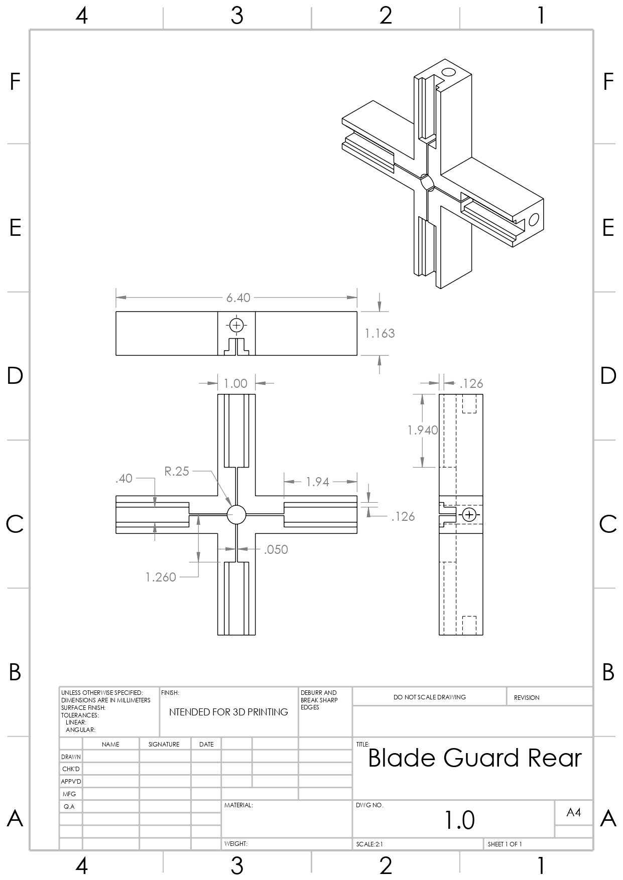 Manufacturing Drawing 2