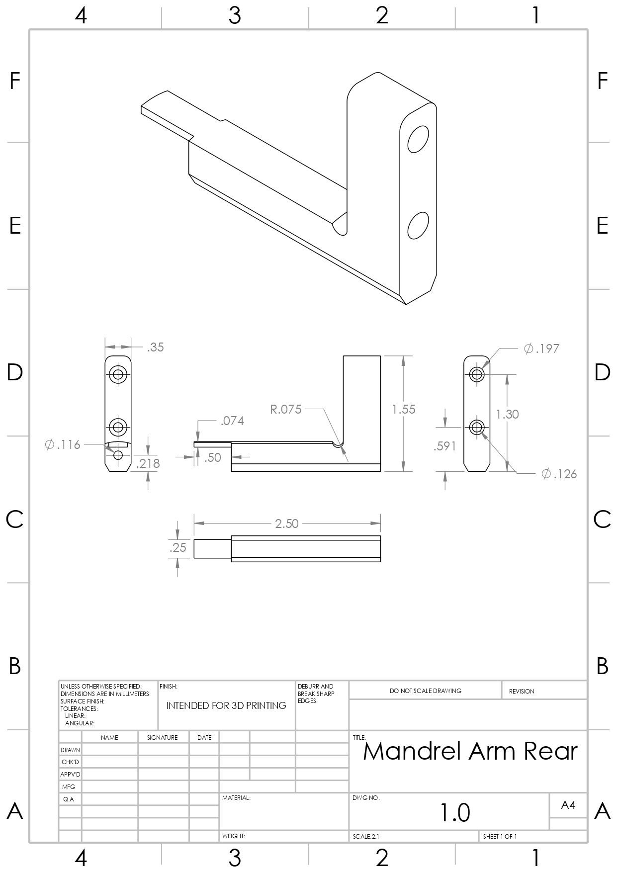 Manufacturing Drawing 4