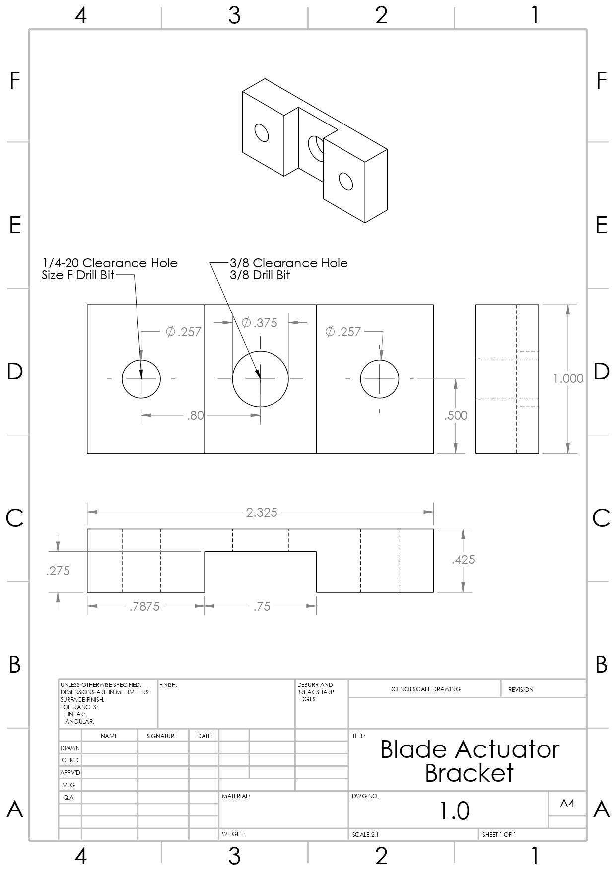 Manufacturing Drawing 7